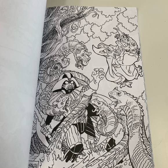 STAR WARS Color your own Darth Vader Coloring book - Picture 4 of 8